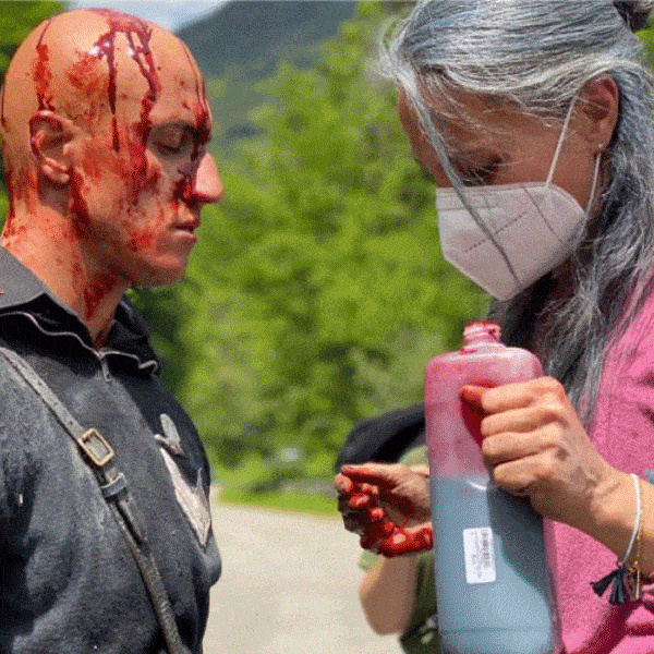 Dalia Colli in various sets while performing special effects tricks